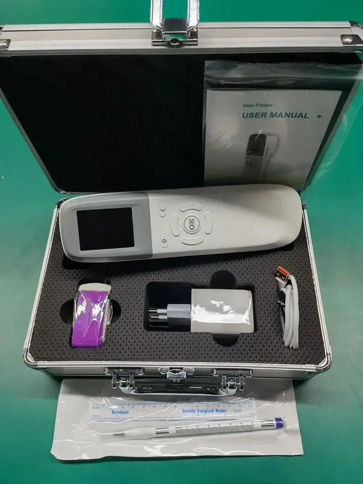 QV-600 Medical Vein Finder – Clinical Real-Size Adjustable Imaging Device for Newborn and Adult Vein Visualization & Detection Tool