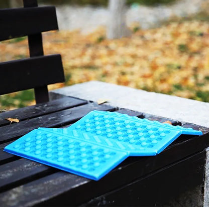 Outdoor Sitting Cushion – Foldable Waterproof XPE Foam Pad, Portable Chair Mat for Camping, 385x275x11mm
