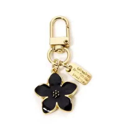 White Pear Blossom Keychain — Cute Couple Matching Keyrings & Boutique Accessories