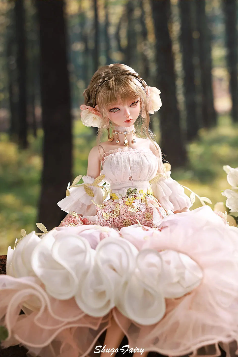 Sakina 1/4 Bariy Flower Jellyfish Resin Ball-Jointed Doll – Fullset Fantasy Art Toy Gift for Girls