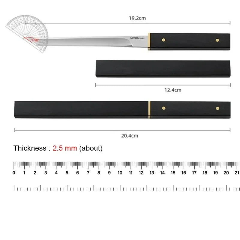 High Hardness Kitchen Knife - Portable Pocket Fruit Knife with Scabbard, Boning Knife for Cooking