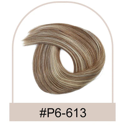 Silk Top Base Clip-In Hair Topper for Women – Real Human Hair Extension, Thin & Breathable Hairpiece