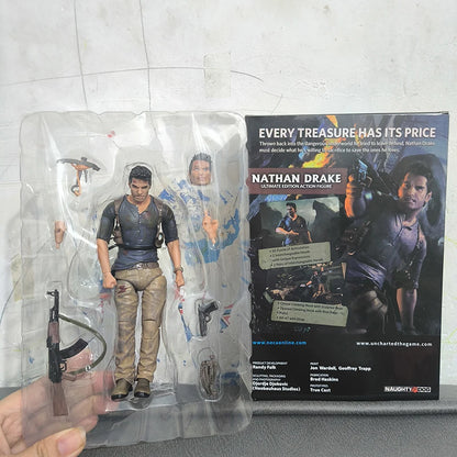 Uncharted 4 Nathan Drake Action Figure - A Thief’s End Collectible Model Toy Gift