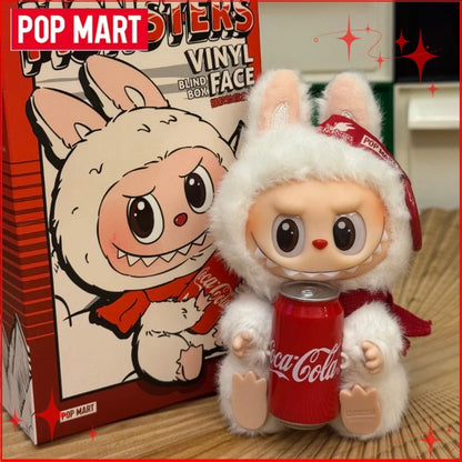 Genuine POP MART Labubu Vinyl Plush Pendant — Macarons “Have A Seat” & Coca Cola Series Blind Box Toys V1-V3