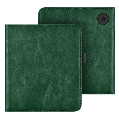 KOBO Libra 7" Leather Case – Hand Strap, Stand & Card Slot Cover for Libra Colour, Libra 2, Libra H2O (N428/N418/N873)