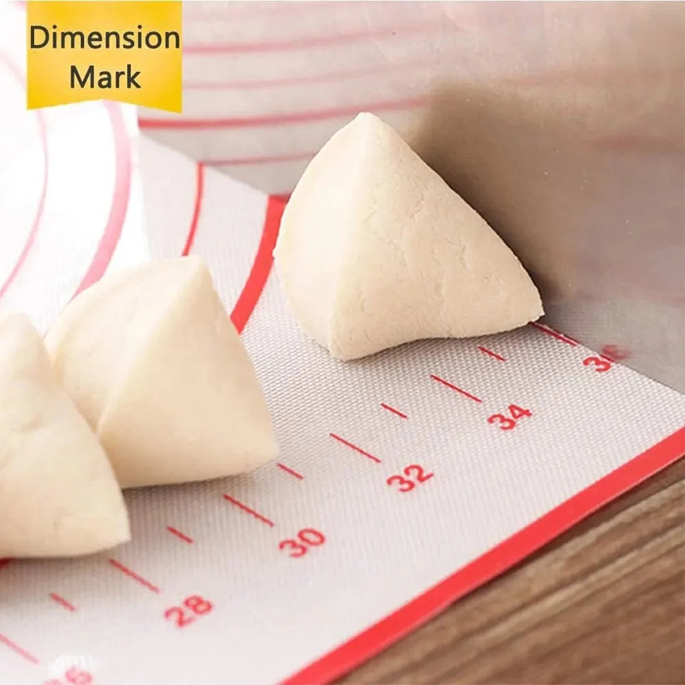 UNTIOR Silicone Baking Mat – Non-Stick Kneading & Dough Mat for Pizza, Cake, and Cooking Bakeware