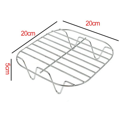 Air Fryer Baking Accessories Set – Wire Oven Grill Rack for 3-5.8QT COSORI, Gowise, Phillips, Ninja, Cozyna
