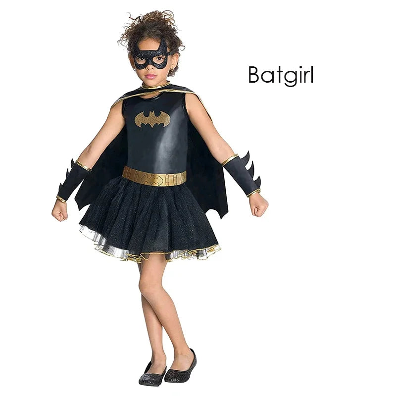 American Girl Supergirl Costume – Fancy Dress-Up Outfit for Kids Halloween & Purim Cosplay