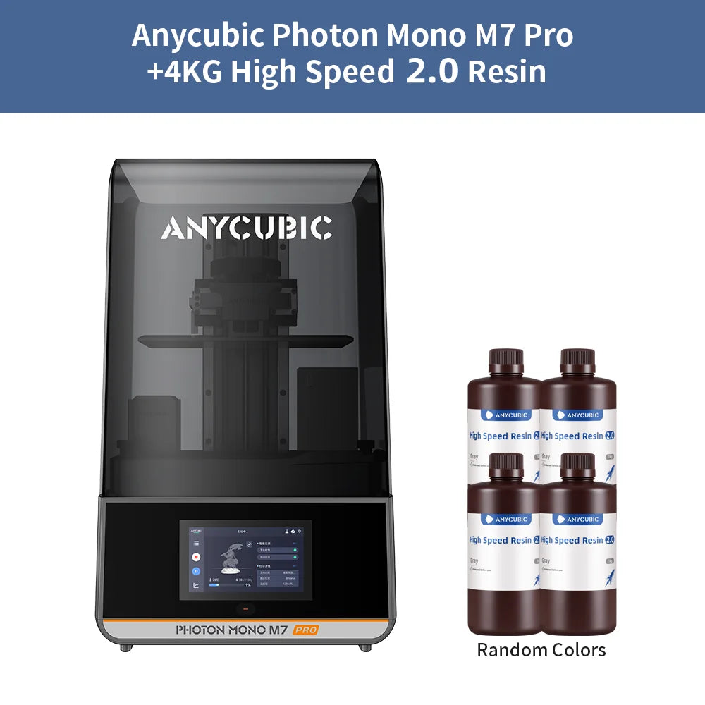ANYCUBIC Photon Mono M7 Pro — 14K Mono MSLA 10.1" LCD Resin 3D Printer, 170mm/h, 223×126×230mm Printing Size