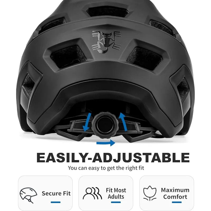 BATFOX Men's Cycling Helmet – MTB Mountain Bike Racing Helmet, Speedframe Casco para Bicycle