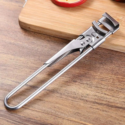 Adjustable Stainless Steel Can Opener | Non-Slip Bottle Opener | New Kitchen Tool
