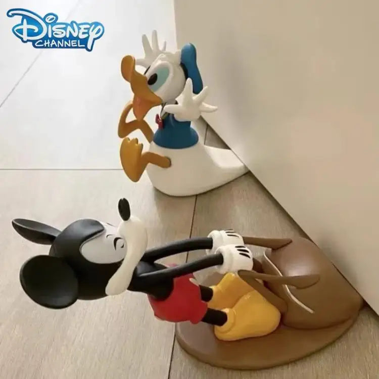 Kawaii Disney Doorstops — Mickey, Donald Duck & Woody Cute Windproof Anti-Collision Door Stop for Home & Office, Gift Decor Toys