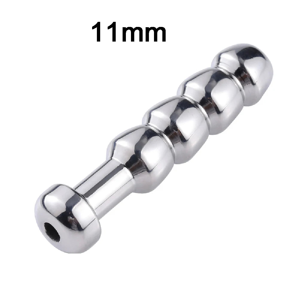 28-Piece Stainless Steel Urethral Sound Set – Hollow Urethra Dilator & Male Stimulation Chastity Toy