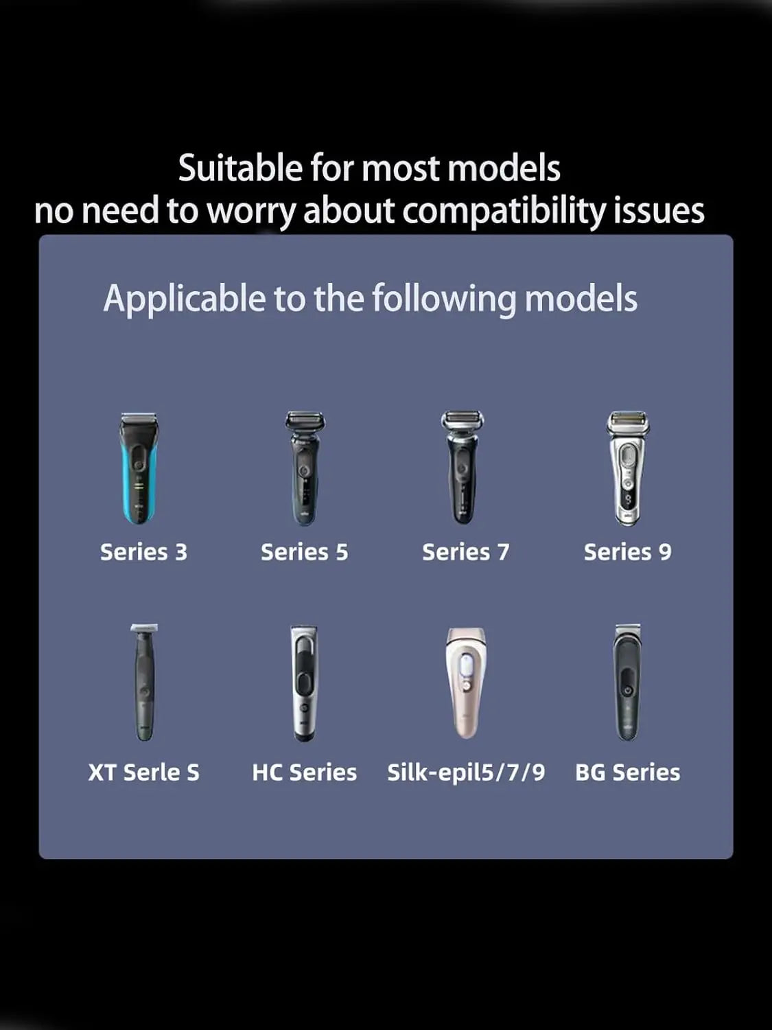 LISI 12V Type-C Shaver Charger Adapter – Compatible with Braun Series 1/3/5/6/7/9 & XT5 Electric Shaver Charging Converter Cable