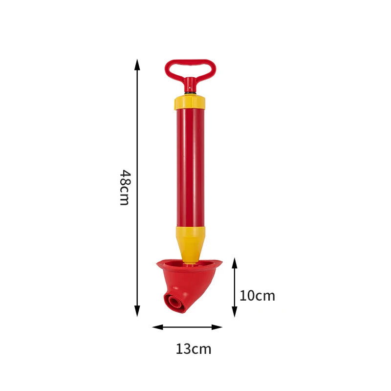 Multifunctional Silicone Toilet Plunger – High Pressure Vacuum Pump Anti-Blocking Drain Cleaner Tool