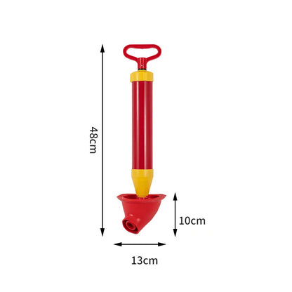 Multifunctional Silicone Toilet Plunger – High Pressure Vacuum Pump Anti-Blocking Drain Cleaner Tool