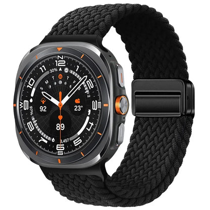 Magnetic Nylon Strap for Samsung Galaxy Watch Ultra 47mm – Adjustable Loop Bracelet Band Accessory