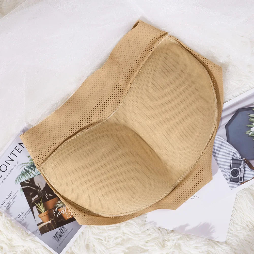Women’s Padded Butt Lifter Underwear – Mid-Waist Hip Enhancer Body Shaper Panties