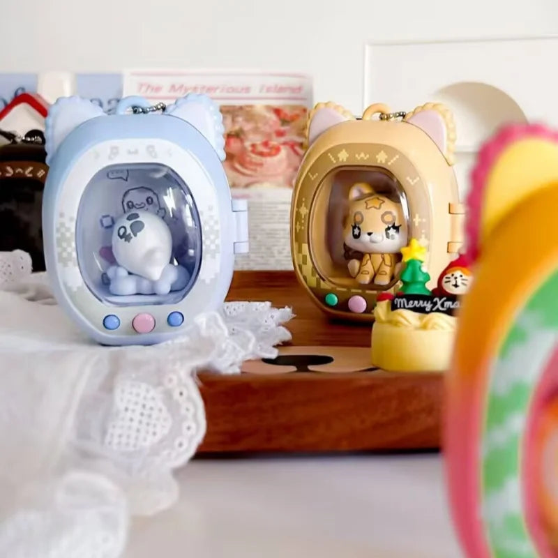 Tomiz First Generation Pet Machine Blind Box - Cute Mini Storage Box Figure and Trendy Collectible Toy Gift