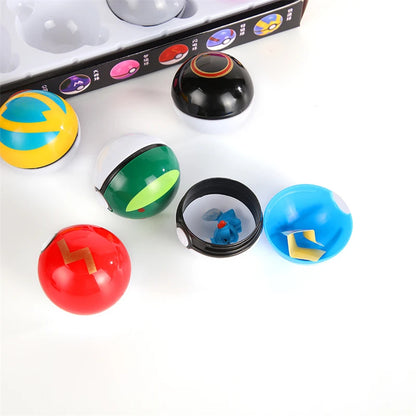 12Pcs Pokémon Poké Ball Figure Set – Pikachu Pocket Monster PVC Action Figures Collection Toy Gift Set