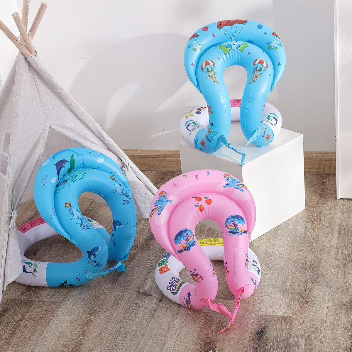 ROOXIN Baby Swim Vest - Inflatable Child Swim Ring, Swimming Tube for Kids, Pool Float Circle, Water Play Equipment