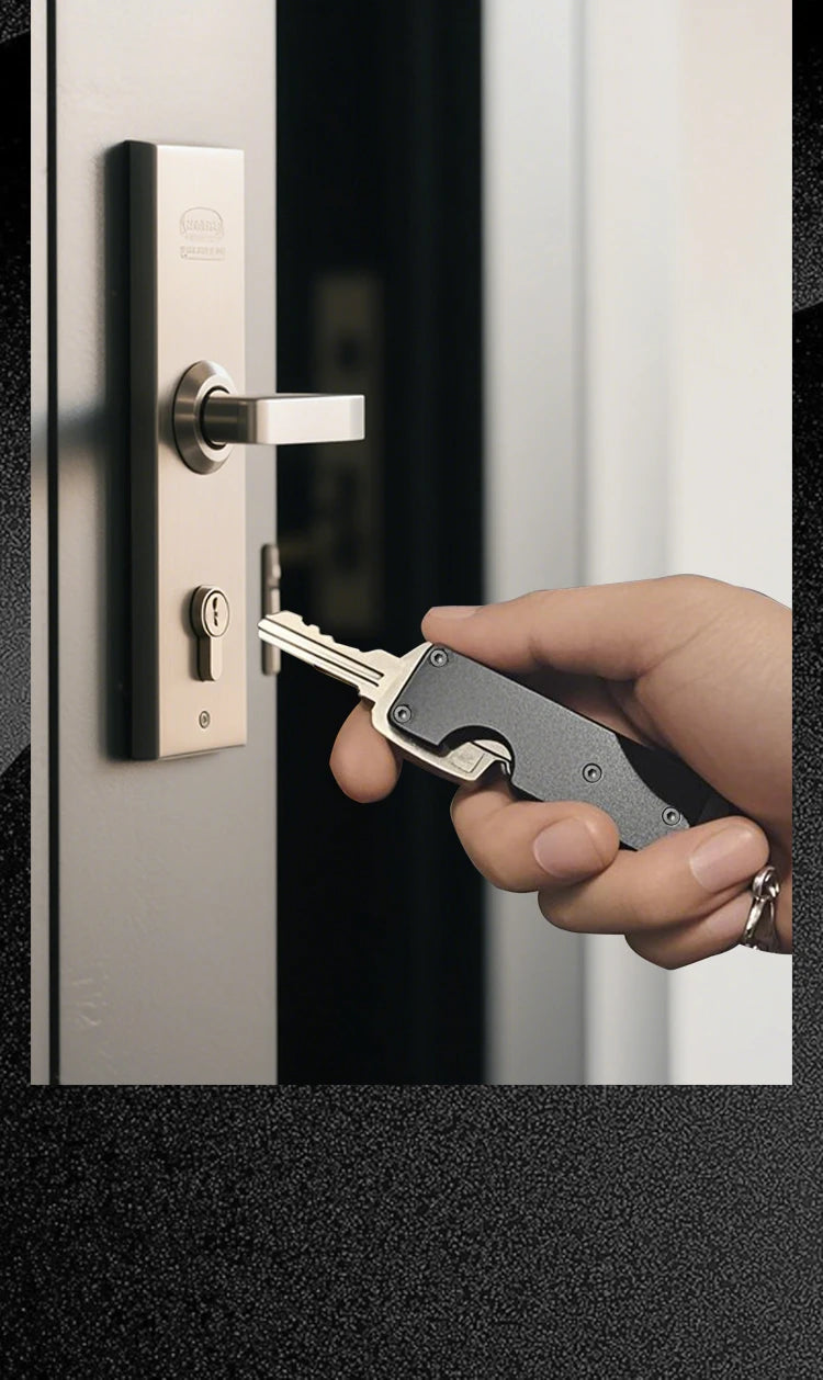 Key Organizer with Apple Find My — Built-In AirTag Holder, Holds 2–6 Keys, Car Keychain GPS Tracker (iOS Only)