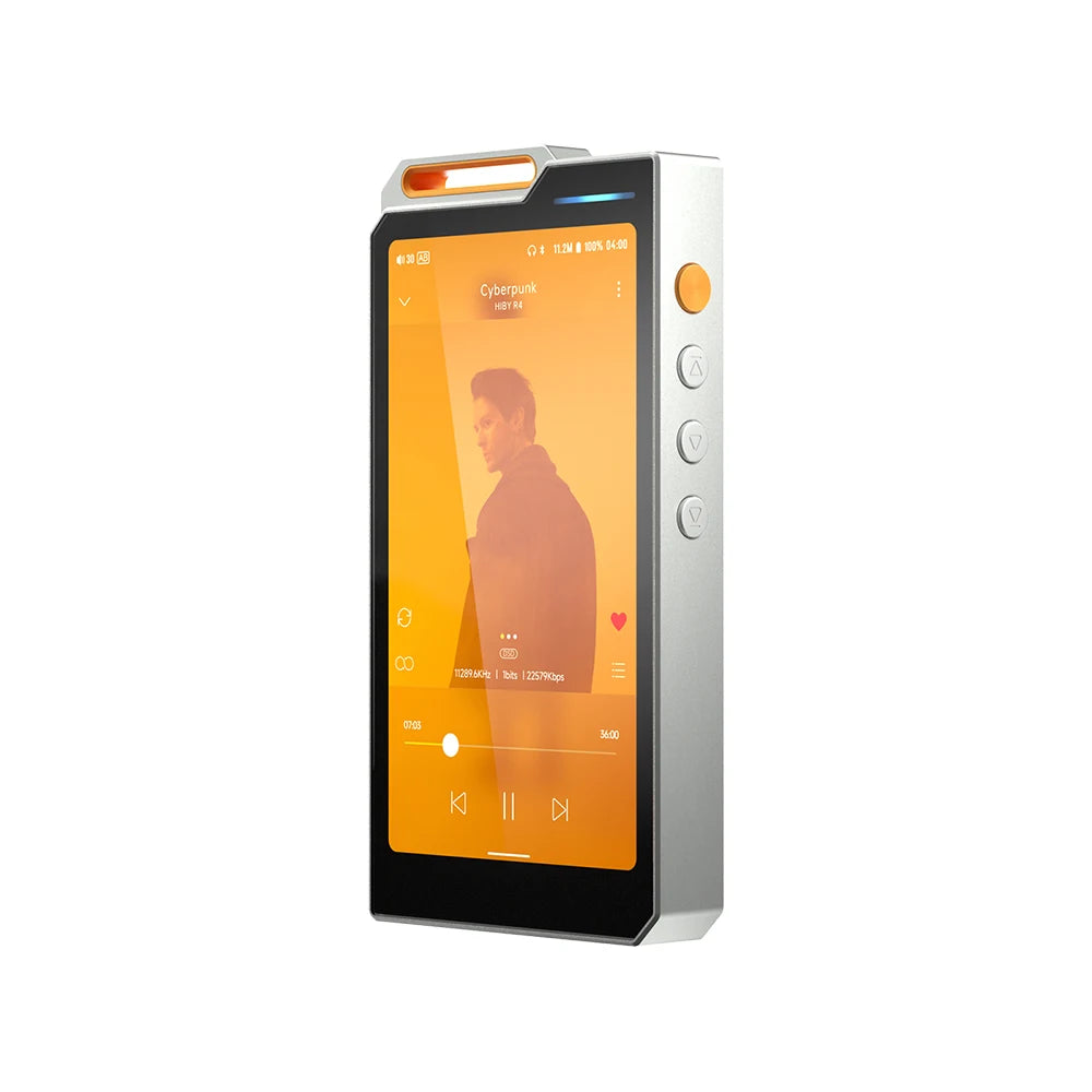 HiBy R4 HiFi Music Player - Android 12, Quad DAC, Bluetooth, WiFi, DSD256, MQA, USB DAC & Headphone Amplifier