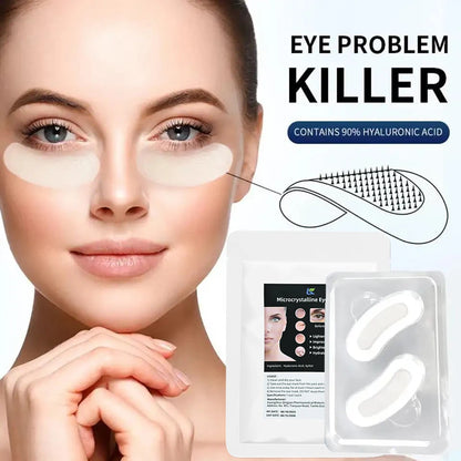 Micro-Needle Hyaluronic Acid Eye Patch – Anti-Wrinkle Moisturizing Eye Mask for Fine Lines Removal