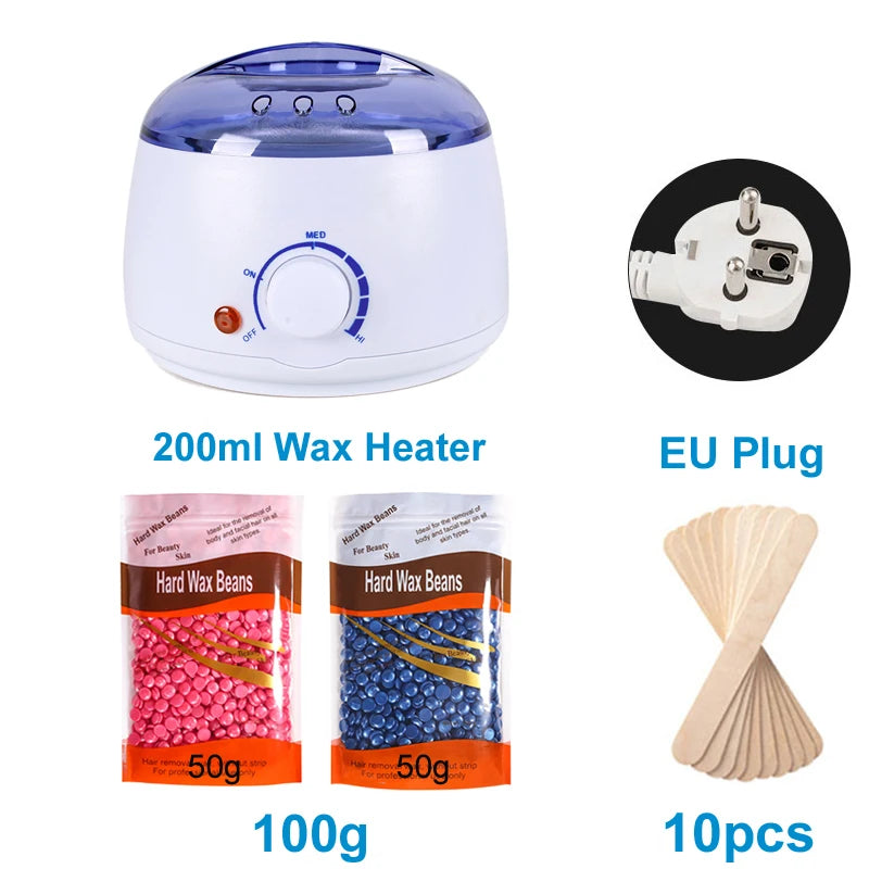 200/500ml Electric Wax Heater – Hot Paraffin Pot for Hair Removal & Waxing