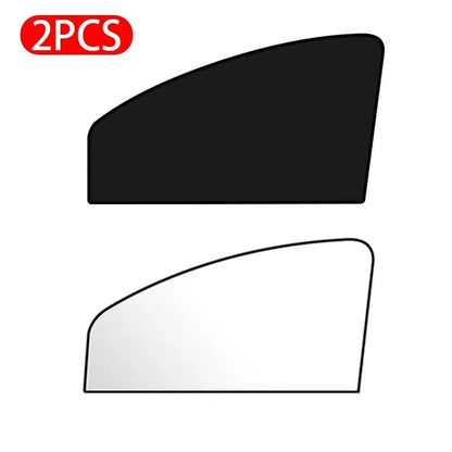 2PCS Magnetic Car Side Window Sun Shades – UV Protection Privacy Curtains, Anti-Glare Sunshade Covers for Front & Rear Windows