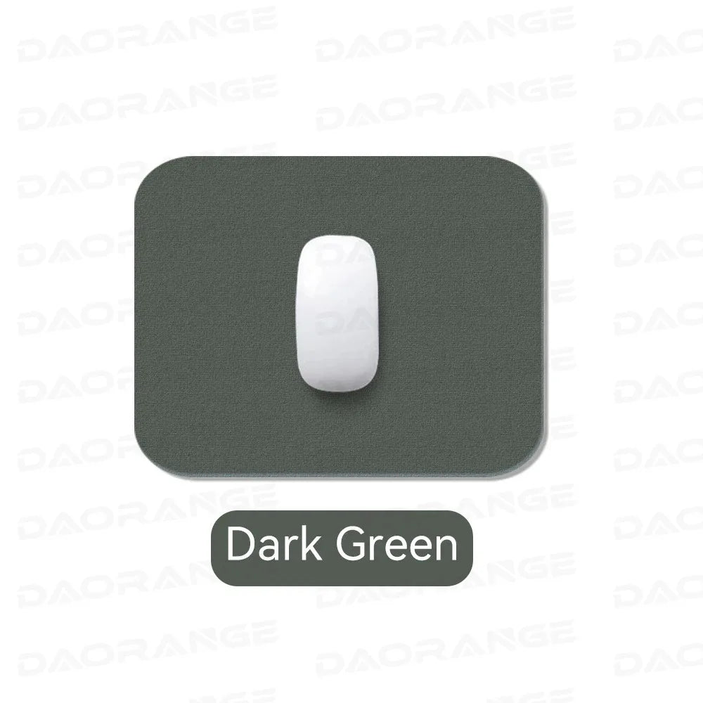 Creative Anti-Slip Leather Mouse Pad – Stylish Gaming & Office Desk Mat for Laptop, PC & MacBook