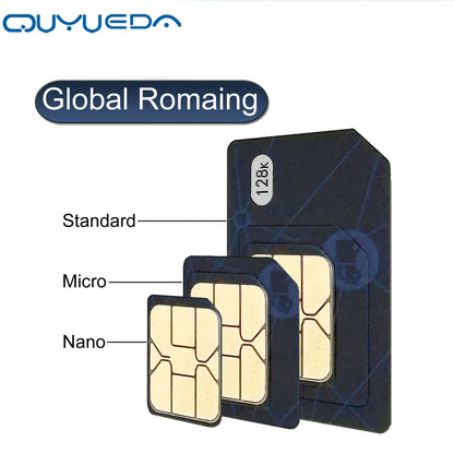4G Global Roaming M2M IoT SIM Card - 360MB Data for GPS Trackers & IoT Devices, 1-Year Service