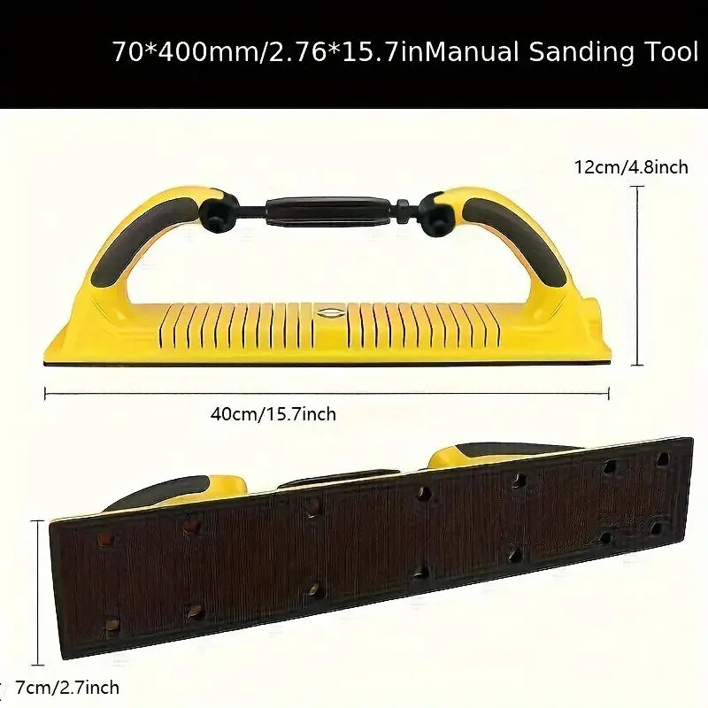 Adjustable Radius Flex Longboard Sanding Block – Manual Grinding File Tool for Auto Body Repair, Surface Shaping & Precision Sanding