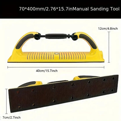 Adjustable Radius Flex Longboard Sanding Block – Manual Grinding File Tool for Auto Body Repair, Surface Shaping & Precision Sanding