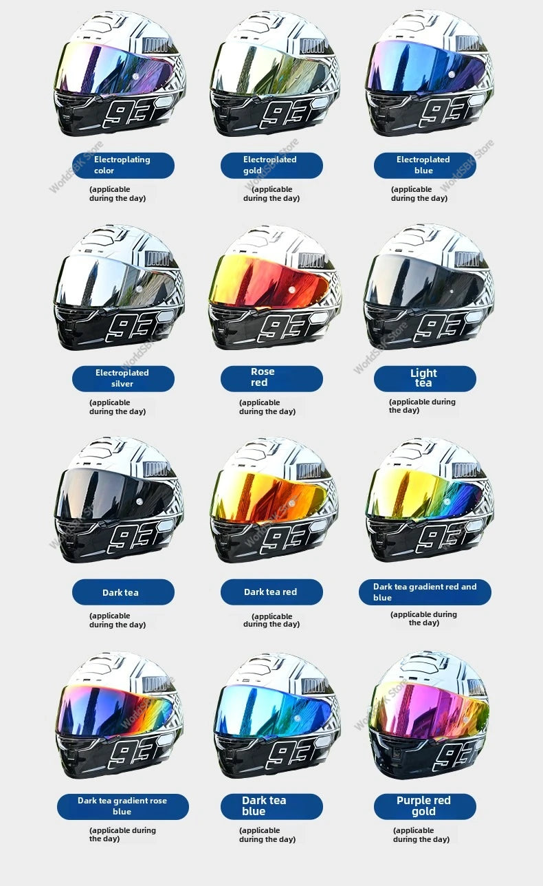 SHOEI Helmet Visor for X-14, Z-7, RF-1200, NXR & More – CWR-1/CWR-F Shield Replacement