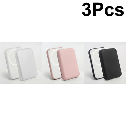 MagSafe Power Bank Protective Case - TPU Anti-Drop Cover with Secure Locking & Textured Finish