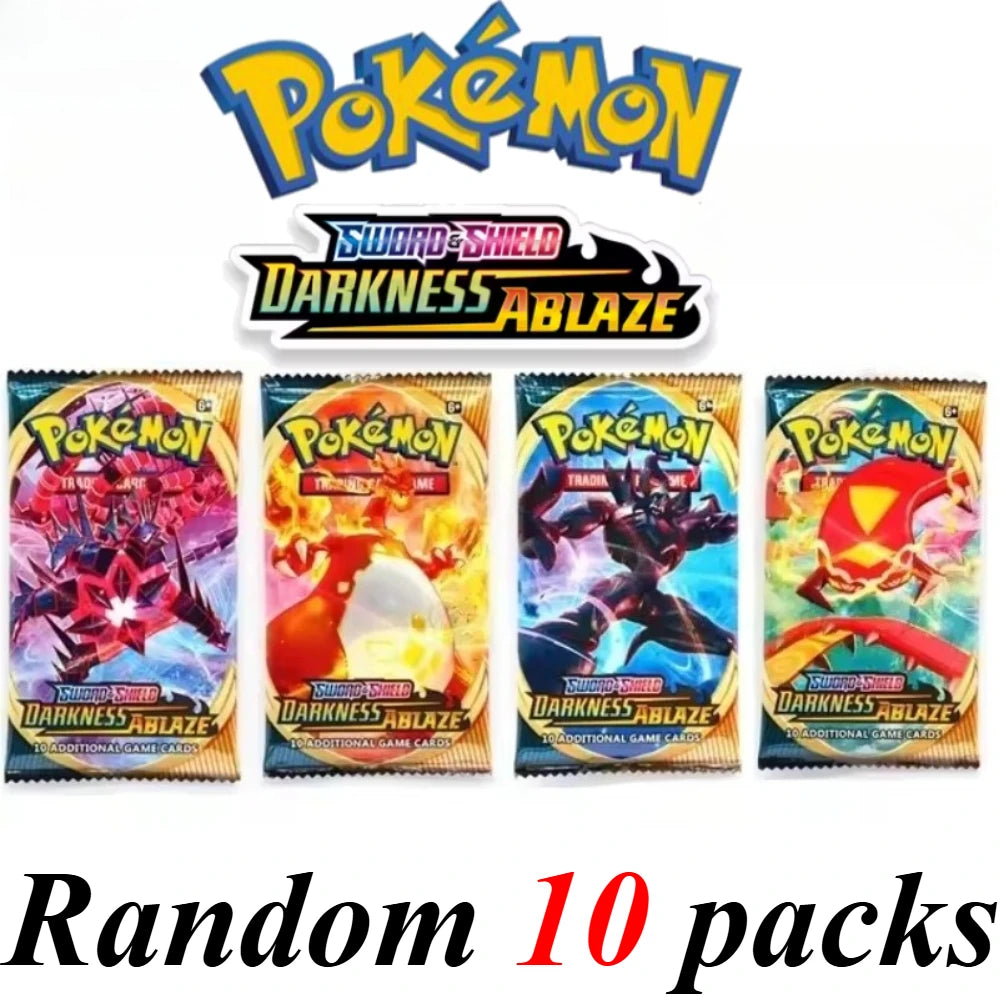 Pokémon Mega Evolution Phantasmal Flames TCG Cards – English 9+1 Booster Pack Trading Card Collection Set