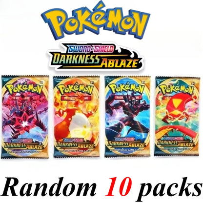 Pokémon Mega Evolution Phantasmal Flames TCG Cards – English 9+1 Booster Pack Trading Card Collection Set