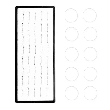 Women’s Crystal Stainless Steel Nose Stud – Hypoallergenic 1.8mm Straight, L, or Screw Nose Ring Jewelry