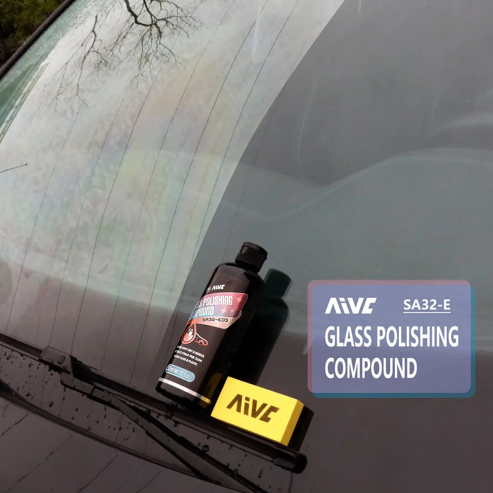 Glass Polishing Compound & Oil Film Remover – Car Windshield Deep Cleaning Paste for Clear Windows & Auto Detailing
