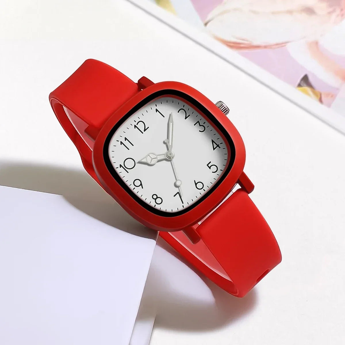 Fashion Women’s Silicone Quartz Watch – Ladies Wristwatch Gift for Christmas & Valentine’s Day