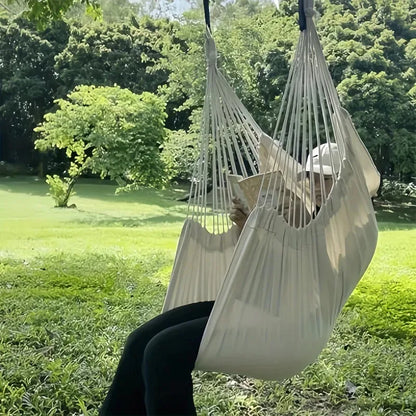Leisure Fabric Hammock Chair – Outdoor Swing Dormitory Anti-Rollover with Storage Bag
