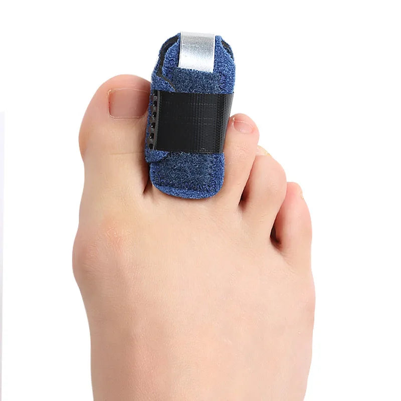 Finger & Toe Splint Brace — Hammer, Crooked & Claw Toe Straightener Stabilizer Support Wrap Tool