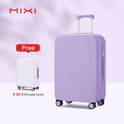 Mixi Puristic Design Hardside Travel Luggage – Rolling Suitcase with Wheels for Men & Women, Carry-On 16/20 Inch & Large 22/24/26/28 Inch Trolley Case