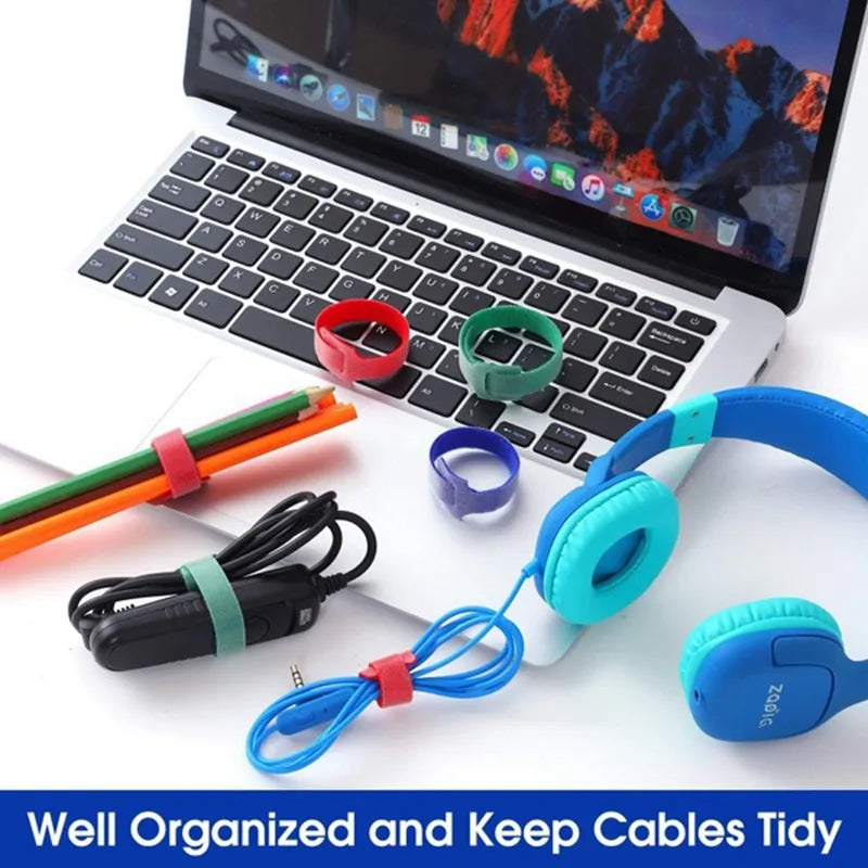 Kerokuru Cable Organizer: Cable Management Winder Tape Protector for Wire Ties - Phone Accessories Cable Organizer