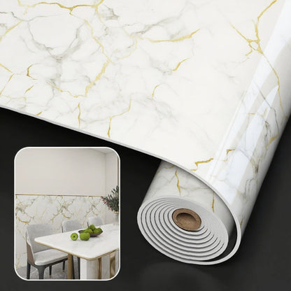 Marble Foam Wall Tile Wallpaper - Self-Adhesive Waterproof Decorative Wall Sticker
