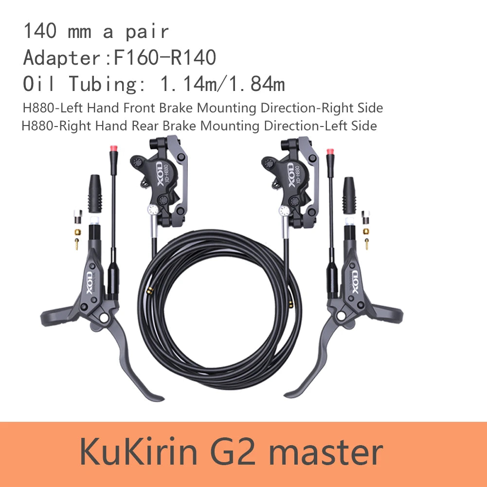 XOD H800/H880 Hydraulic Disc Brake - Hydraulic Oil Brake System for KUKIRIN G2 Master, G2 MAX and G2 Pro Electric Scooters