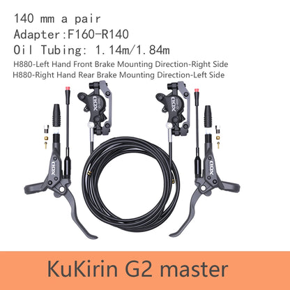 XOD H800/H880 Hydraulic Disc Brake - Hydraulic Oil Brake System for KUKIRIN G2 Master, G2 MAX and G2 Pro Electric Scooters