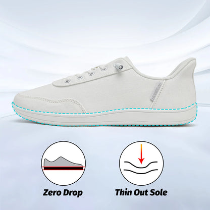 HOBIBEAR Unisex Barefoot Shoes – Adjustable Slip-On Minimalist Sneakers for Men & Women, Wide Toe, Lightweight Walking Shoes