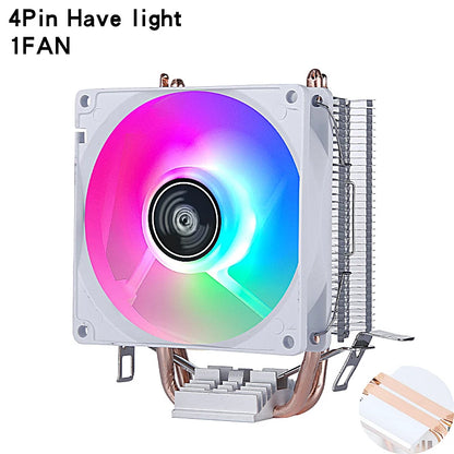 CPU Cooling Fan with Air-Cooled Radiator – Compatible with LGA2011, 115x, 1200, 1700 & AMD
